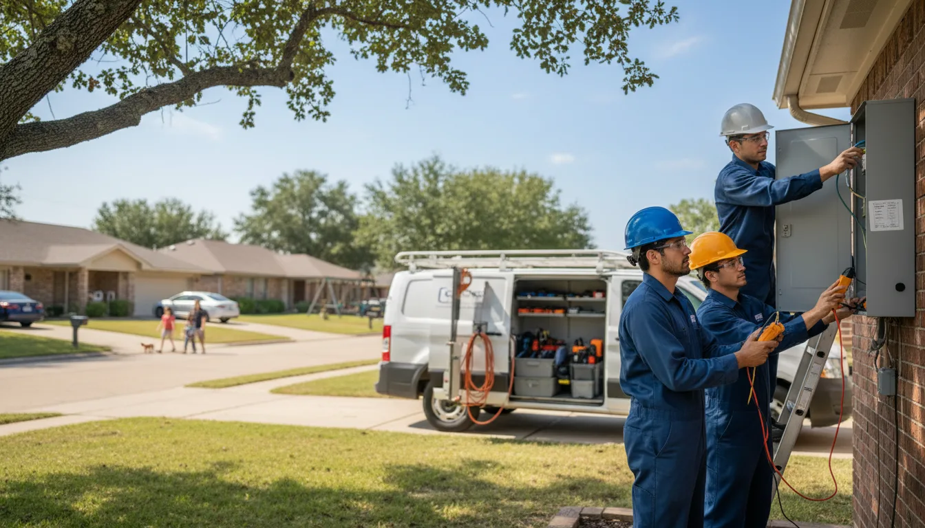 Certified electrician providing emergency electrical services in Quincy, OH